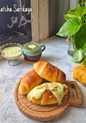 Foto resep Matcha Sarikaya Salt Bread