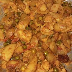 Aloo gobhi veg A picture of Aloo gobhi veg.