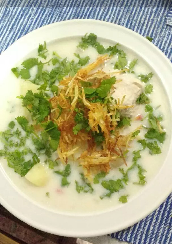 Una foto de Sopa de maní