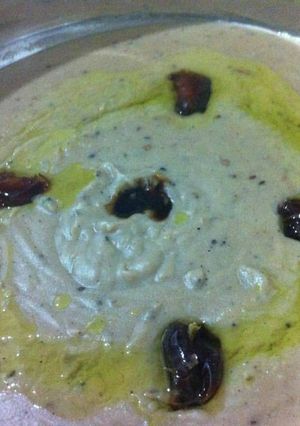 صورة لوصفة عصيدة التمر