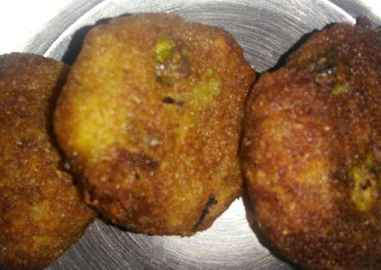 Recipe of Homemade Poha aalu cutlet