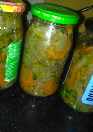 Una foto de Berenjena al escabeche rápida