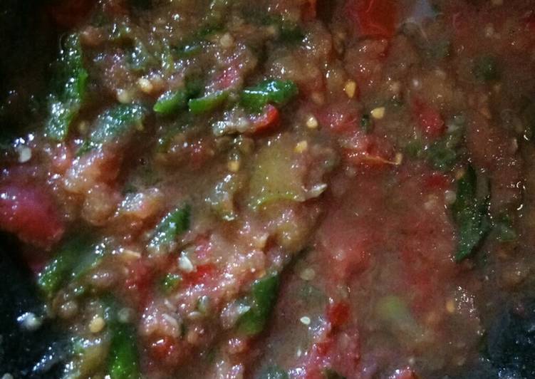 Resep: Sambel tomat yang Gurih