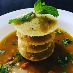A picture of Healthy oats idli.