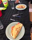 Creps rellenos. Para dos personas