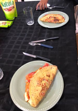 Una foto de Creps rellenos. Para dos personas