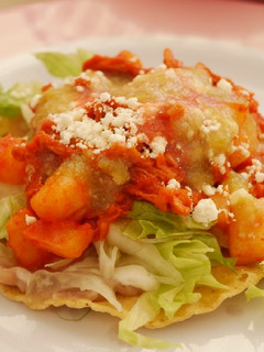A picture of Shredded Beef Tostadas.