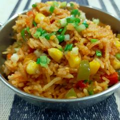 A picture of Mexican Rice.