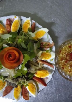 Hình của món Gỏi càng cua.