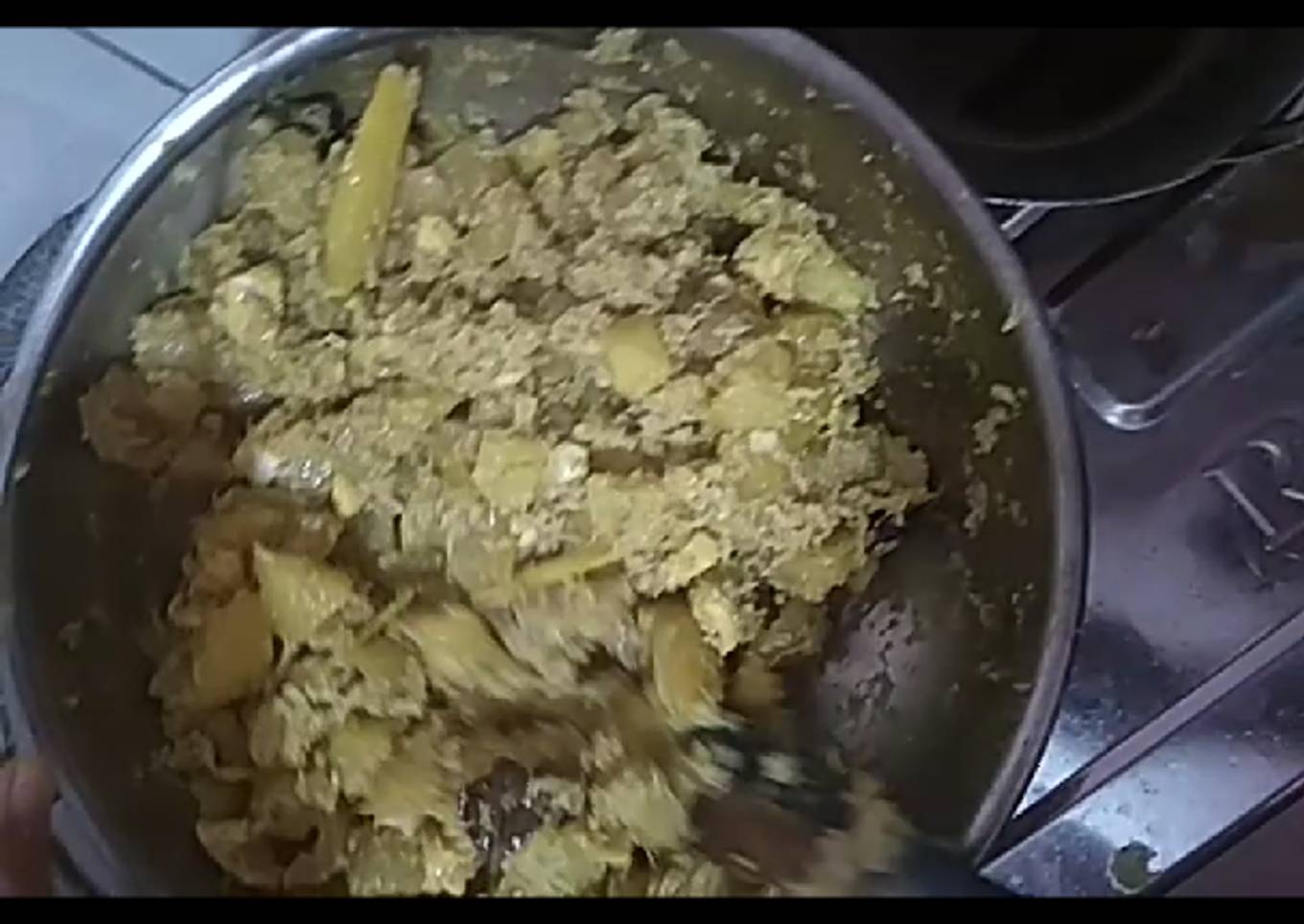 Sate jebred kentang kentang ayam