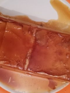 Una foto de Flan de turrón Thermomix