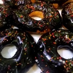 Chocolate donuts A picture of Chocolate donuts.