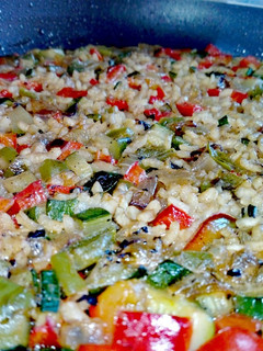 Una foto de Arroz con verduras ecológicas