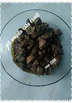 Foto resep ati ampela cabe rawit