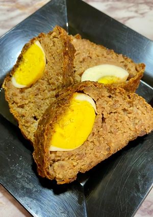 Una foto de Rollo de carne relleno