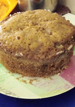 Una foto de Torta rústica de manzana en olla essen