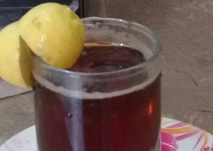 Step-by-Step Guide to Make Homemade Lemon ice tea