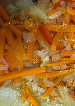 Una foto de Salteado de verduras