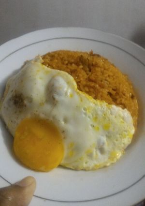 Foto resep Nasi Goreng Ayam (omurice ala ala) cocok untuk menu sarapan