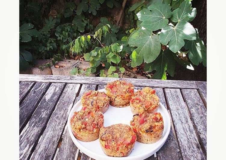 Étapes pour Faire Tous les soirs de la semaine Muffins vegan aux légumes