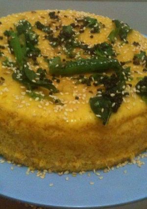A picture of Instant Dhokla.