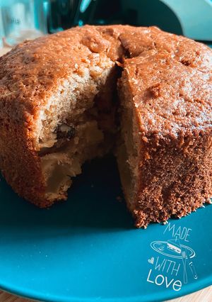 Une photo de Gateau d’antan aux pommes et aux noix