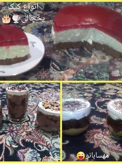 عکسی از دستور کیک یخچالی😍
