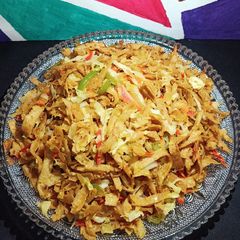 A picture of Leftover (Roti) k Strips Noodles 🍝🍜.