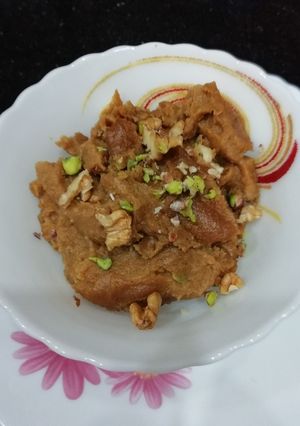 A picture of Rice Halwa.