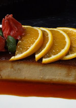 Una foto de Mi budín de pan y bizcocho a la naranja