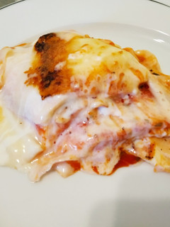 Una foto de Lasaña de pavo y queso