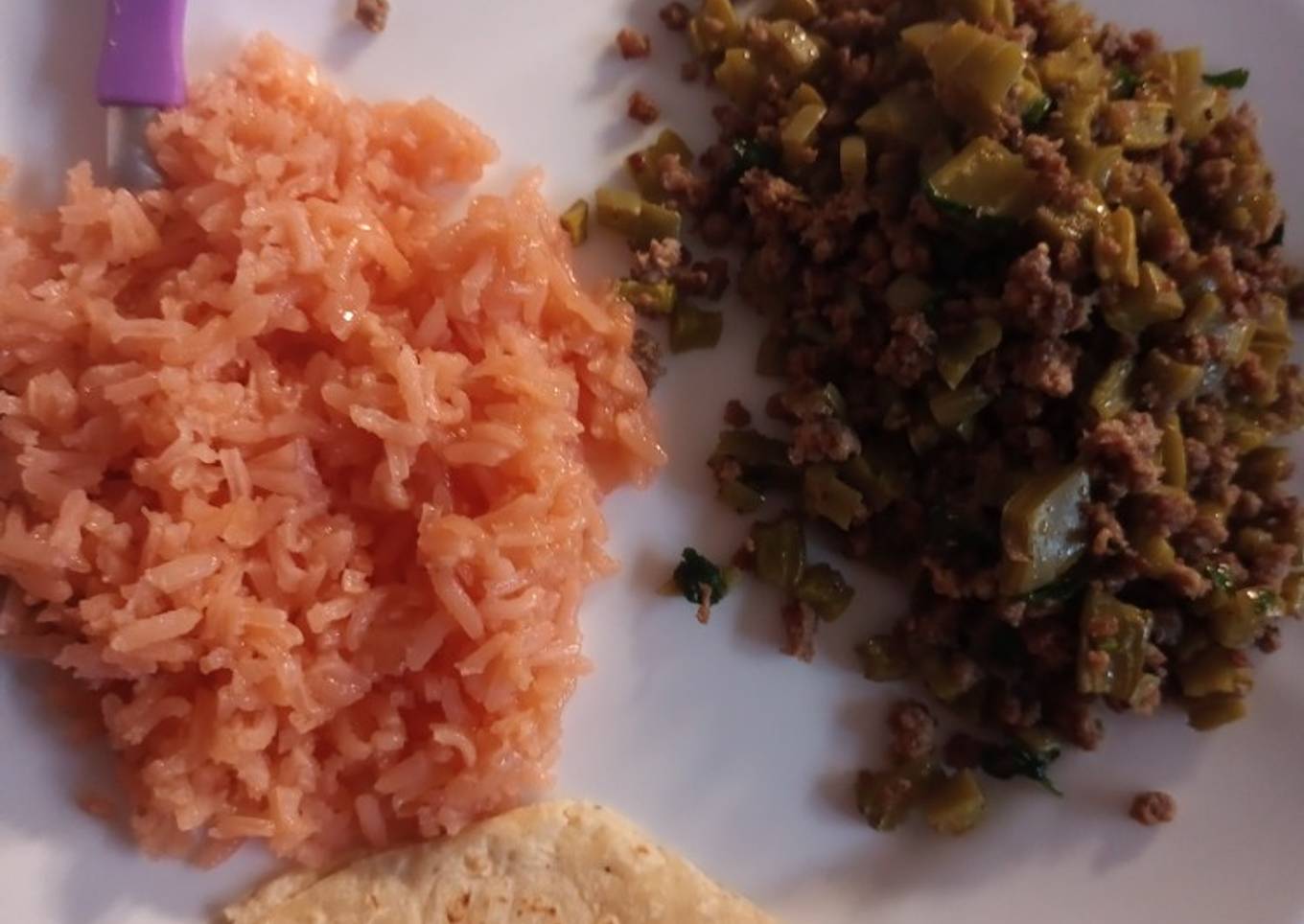 Nopales con carne molida 😃