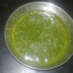 A picture of Onion, garlic or bhujiya ki chatani.