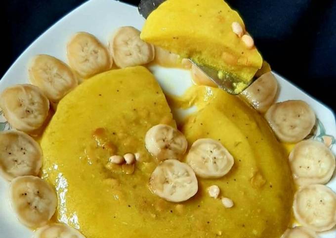 How to Prepare Perfect Banana &amp; Peanut glass pudding