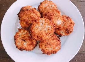 Hình của món Bánh dừa nướng (Keto giảm cân).