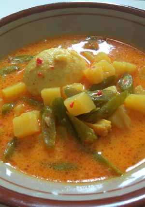 Foto resep Gulai kentang buncis telur