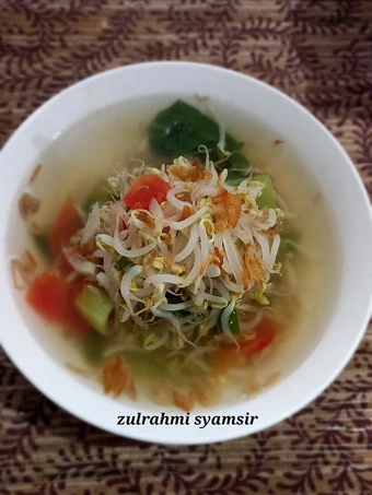 Easy Steps to Prepare Sayur bening tauge pokcoy the Perfect You can take Joss in your mouth
