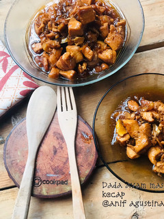 Foto resep Dada ayam masak kecap
