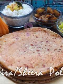 A picture of Sheera Poli / Sheera Paratha.