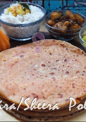 A picture of Sheera Poli / Sheera Paratha.