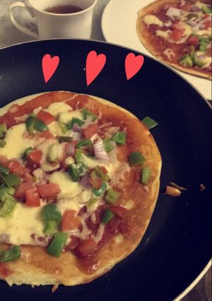 صورة لوصفة بيتزا سائله🍕🍕