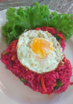 Foto resep Nasi Goreng Buah Naga