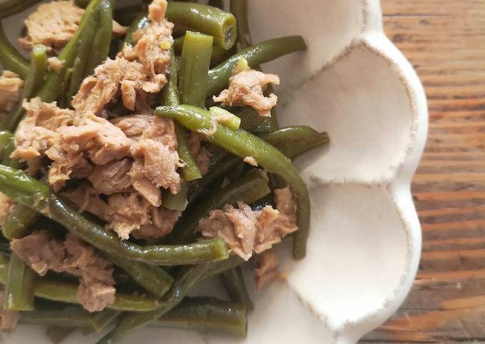 Fagiolini e tonno alla giapponese