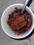 5 minute Chocolate mug cake (Eggless)