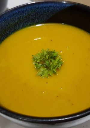 A picture of Squash Soup.