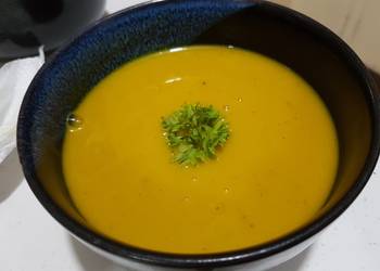 Update, Make Recipe Squash Soup Home Style