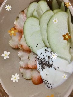 Hình của món Sữa chua trái cây.