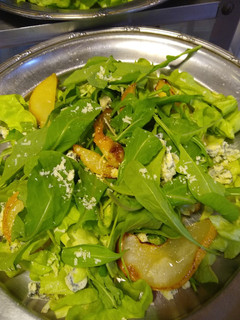 Una foto de Ensalada de pera, rúcula y Roquefort