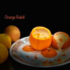 A picture of Orange 🍊 Rabdi.