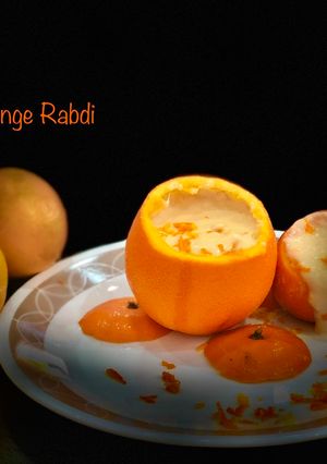 A picture of Orange 🍊 Rabdi.